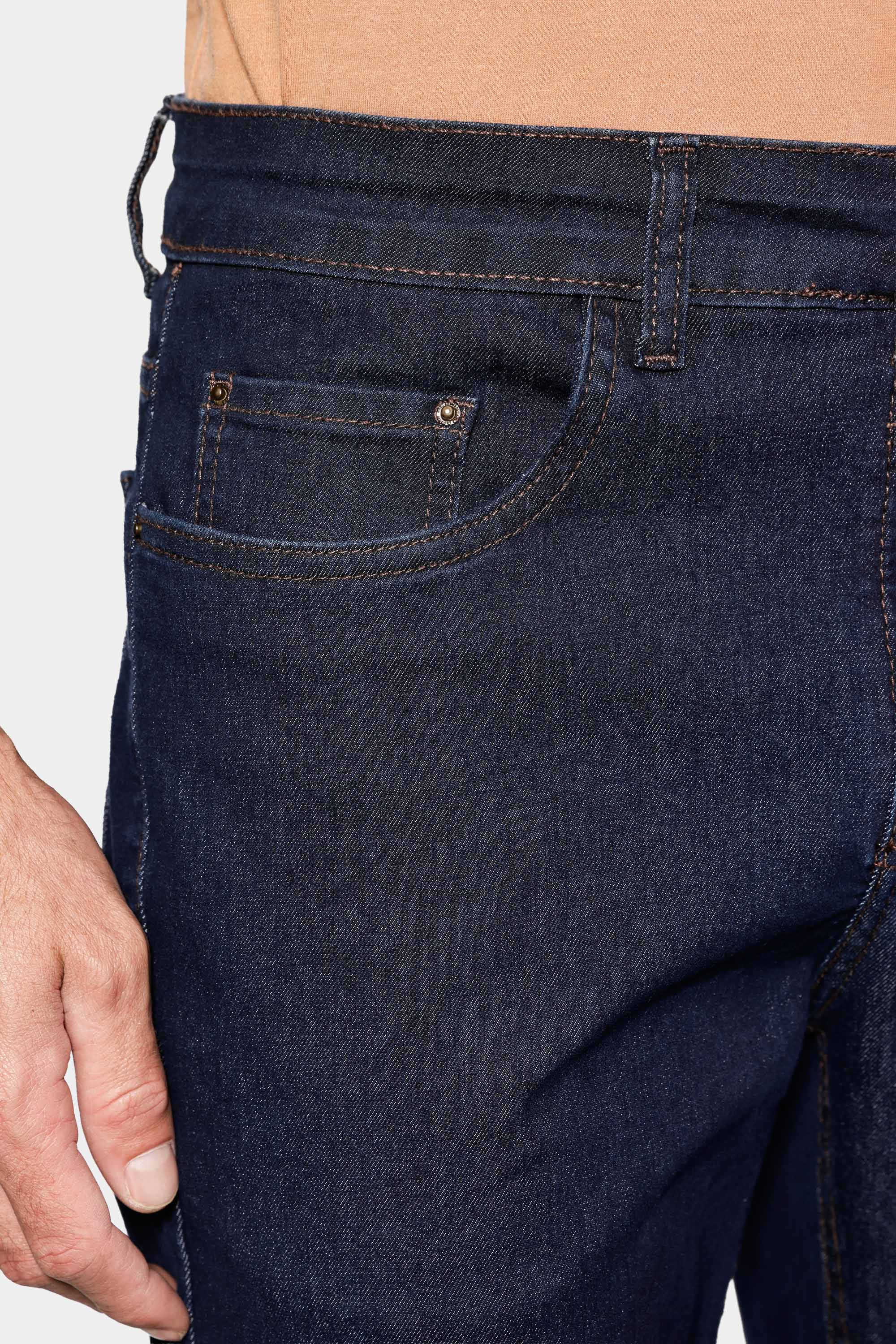 Calca Jeans Slim Blue Intense Azul Escuro