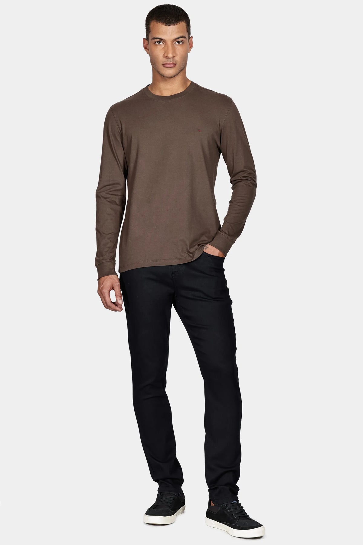 Calça Jeans Slim Black Preto