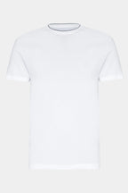 Camiseta Manga Curta Friso Gola