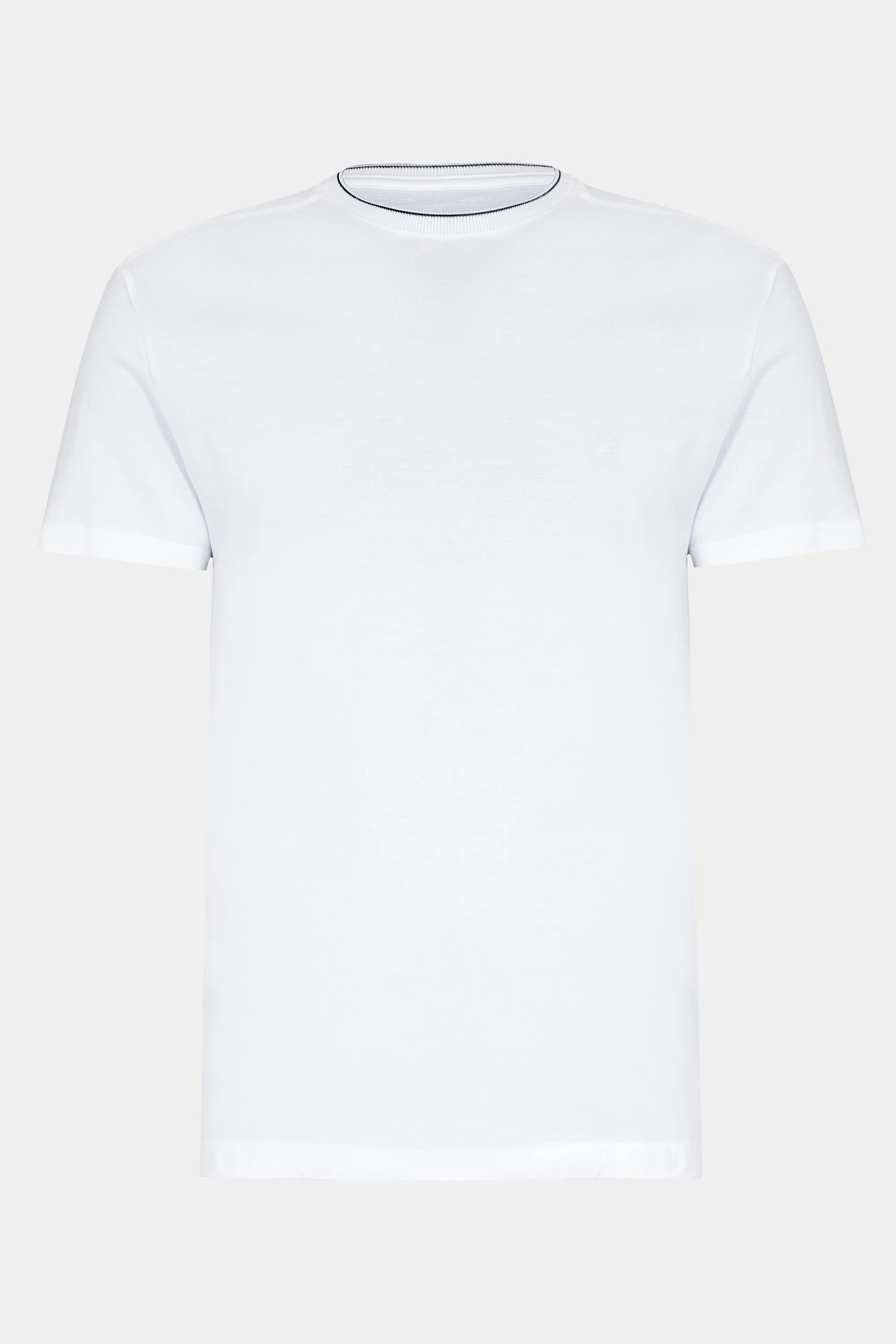 Camiseta Manga Curta Friso Gola