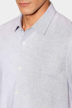 Camisa Marca Curta Slim Algodao Modal