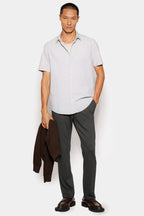 Camisa Marca Curta Slim Algodao Modal