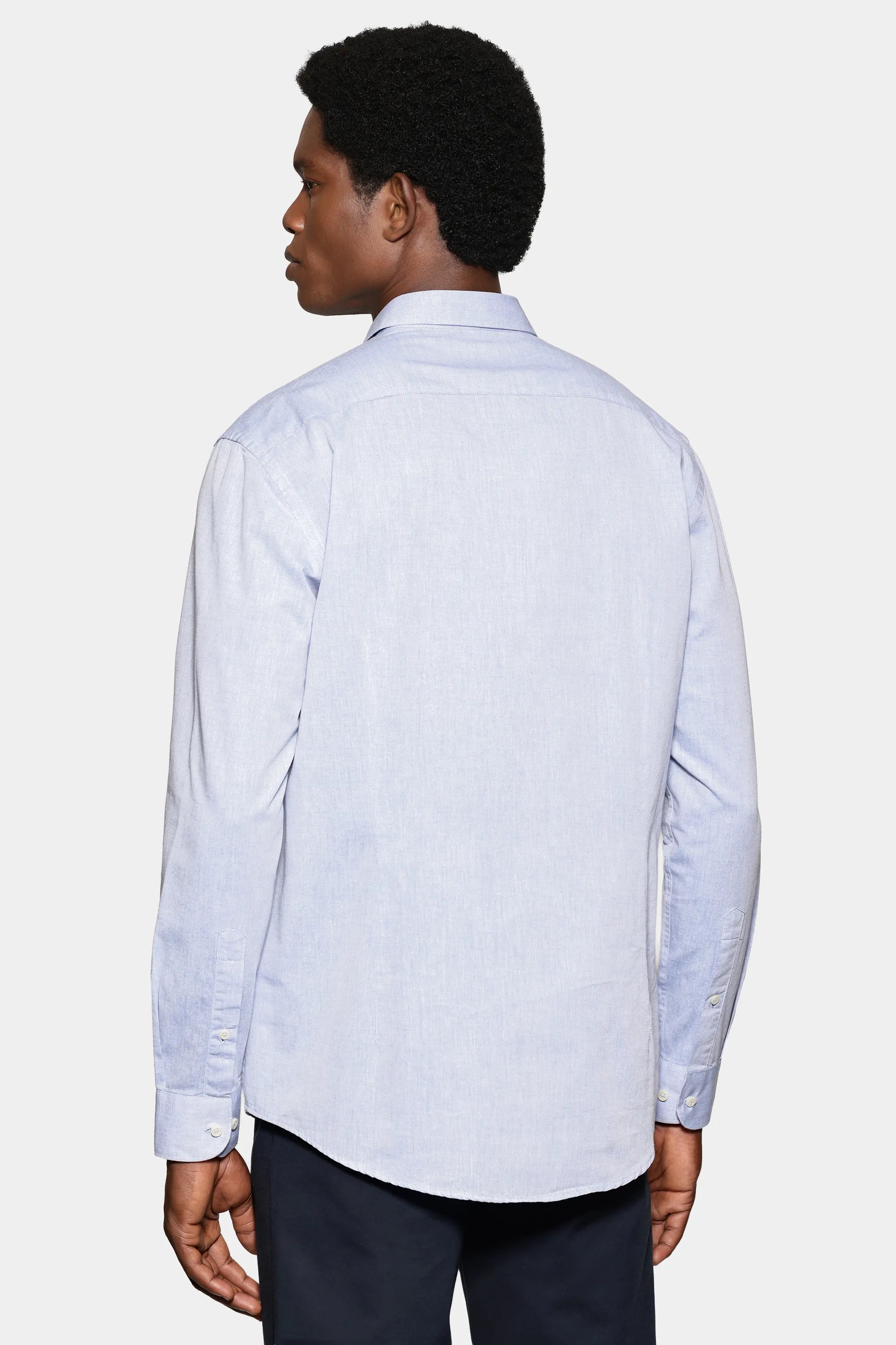 Camisa Manga Longa Slim em Algodão Willis