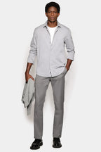 Camisa Manga Longa Slim em Algodão Willis