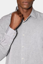 Camisa Manga Longa Slim em Algodão Willis