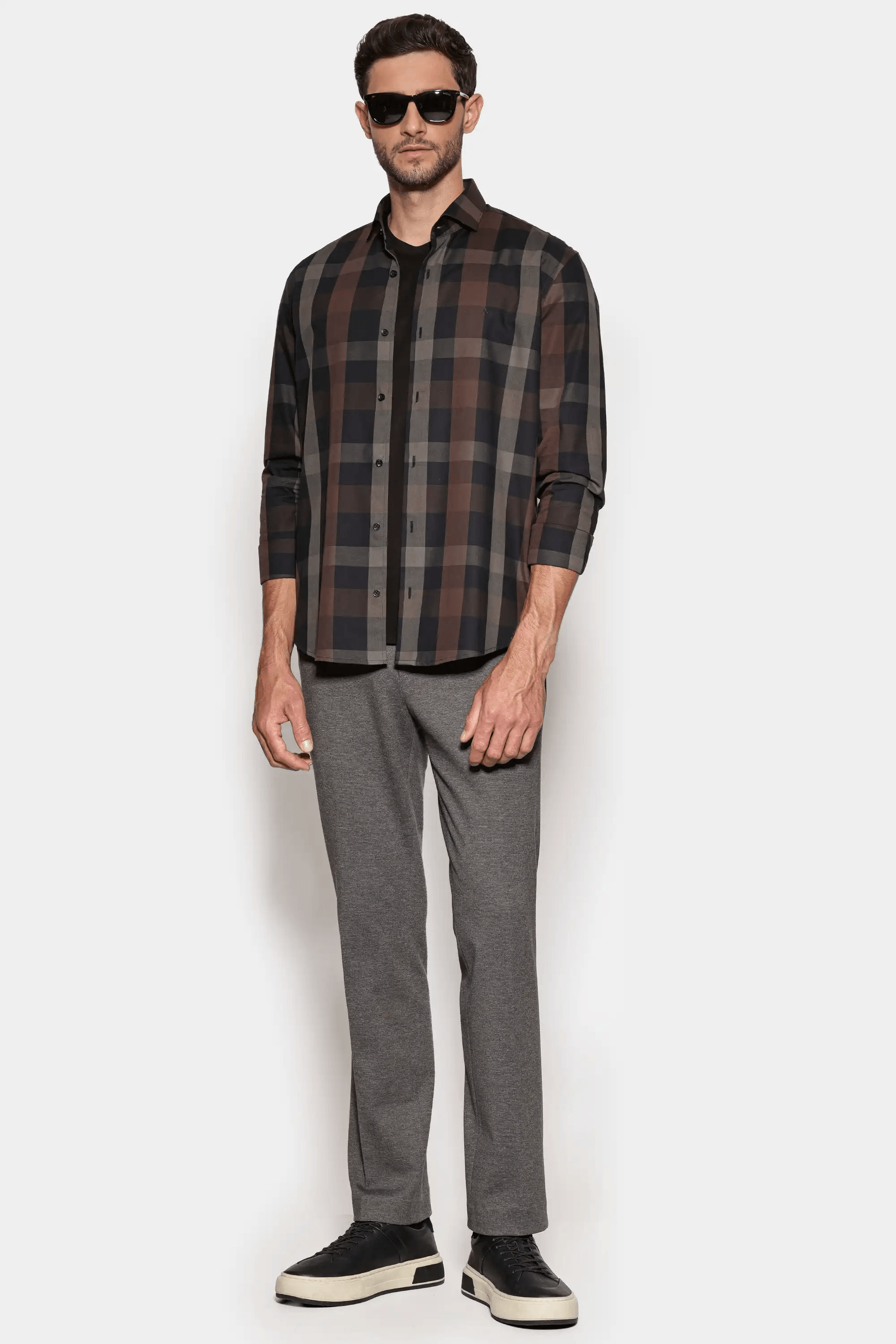 Camisa Regular Maxi Xadrez