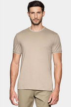 Camiseta Manga Curta Friso Gola